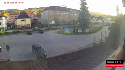 Střed obce Rokytnice nad Jizerou