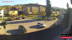 Střed obce Rokytnice nad Jizerou