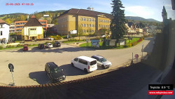 Střed obce Rokytnice nad Jizerou