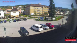 Střed obce Rokytnice nad Jizerou