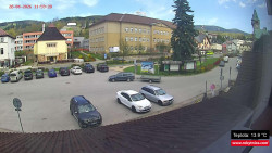 Střed obce Rokytnice nad Jizerou