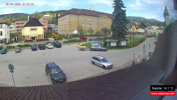 Střed obce Rokytnice nad Jizerou