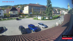 Střed obce Rokytnice nad Jizerou