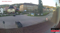 Střed obce Rokytnice nad Jizerou