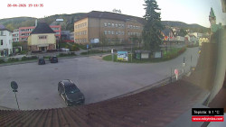 Střed obce Rokytnice nad Jizerou