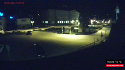 Střed obce Rokytnice nad Jizerou