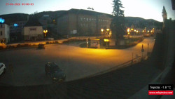 Střed obce Rokytnice nad Jizerou