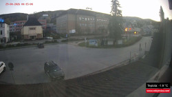 Střed obce Rokytnice nad Jizerou