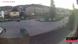 Střed obce Rokytnice nad Jizerou