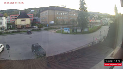 Střed obce Rokytnice nad Jizerou