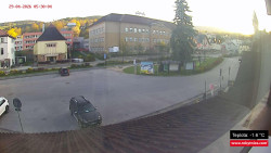 Střed obce Rokytnice nad Jizerou