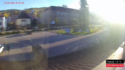 Střed obce Rokytnice nad Jizerou