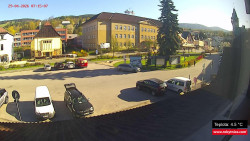 Střed obce Rokytnice nad Jizerou