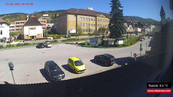 Střed obce Rokytnice nad Jizerou