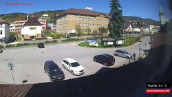 Střed obce Rokytnice nad Jizerou