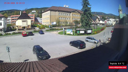 Střed obce Rokytnice nad Jizerou