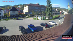 Střed obce Rokytnice nad Jizerou