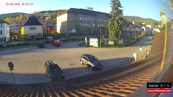 Střed obce Rokytnice nad Jizerou