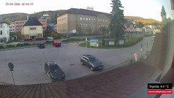 Střed obce Rokytnice nad Jizerou