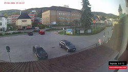 Střed obce Rokytnice nad Jizerou