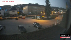 Střed obce Rokytnice nad Jizerou