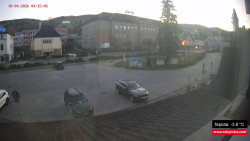 Střed obce Rokytnice nad Jizerou