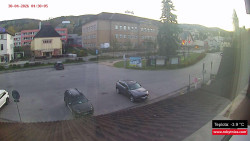 Střed obce Rokytnice nad Jizerou