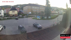 Střed obce Rokytnice nad Jizerou