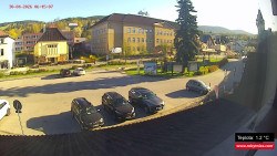 Střed obce Rokytnice nad Jizerou