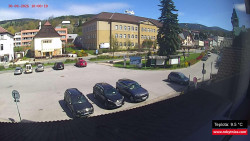Střed obce Rokytnice nad Jizerou