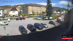 Střed obce Rokytnice nad Jizerou