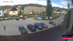 Střed obce Rokytnice nad Jizerou