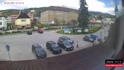 Střed obce Rokytnice nad Jizerou