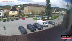 Střed obce Rokytnice nad Jizerou