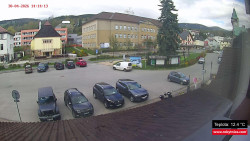 Střed obce Rokytnice nad Jizerou