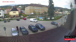 Střed obce Rokytnice nad Jizerou