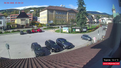 Střed obce Rokytnice nad Jizerou