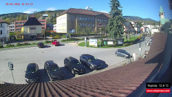 Střed obce Rokytnice nad Jizerou