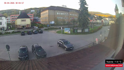 Střed obce Rokytnice nad Jizerou