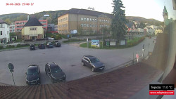 Střed obce Rokytnice nad Jizerou