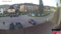 Střed obce Rokytnice nad Jizerou