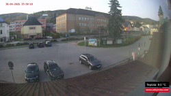 Střed obce Rokytnice nad Jizerou