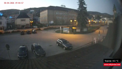 Střed obce Rokytnice nad Jizerou