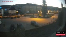 Střed obce Rokytnice nad Jizerou