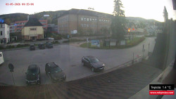 Střed obce Rokytnice nad Jizerou