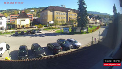 Střed obce Rokytnice nad Jizerou