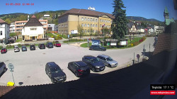 Střed obce Rokytnice nad Jizerou