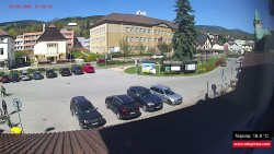Střed obce Rokytnice nad Jizerou