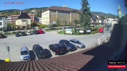 Střed obce Rokytnice nad Jizerou