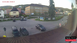 Střed obce Rokytnice nad Jizerou